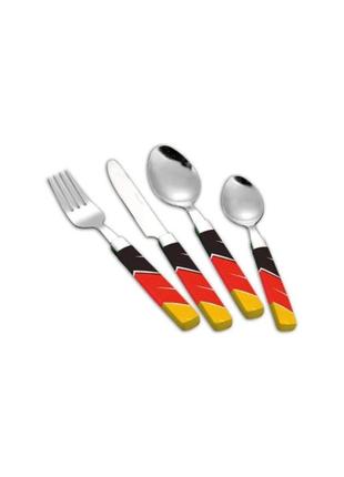 Набір столового приладдя із зображенням прапора німеччини esmeyer 16 предметів