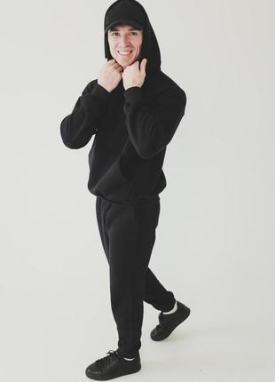 Спортивный костюм neo wear худи zip стандарт м/l черный2 фото