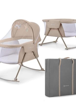Люлька-качалка 3 в 1 kinderkraft lovi beige (kkllovibeg0000)