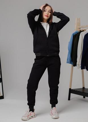 Спортивний костюм neo wear худі стандарт xs/s чорний