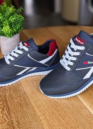 Крепкие мужские кроссовки reebok натуральная кожа. отличное качество.10 фото