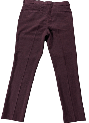 Asos super skinny твидовые штаны облегающие укороченные| елочка | herringbone w32xl305 фото