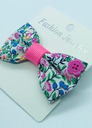 Бант для девочки на заколке  банты школьные бант для волос детский