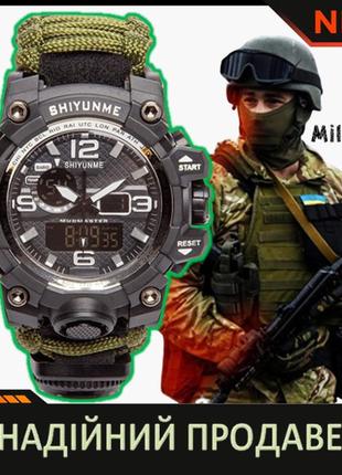 Армійській наручний годинник hemsut military |тактичний годинник для військових |часы тактические хамсат компа1 фото