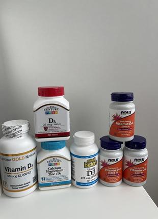 Витамин д CollagenUP California Gold Nutrition 5000, 2000, вит д, now foods