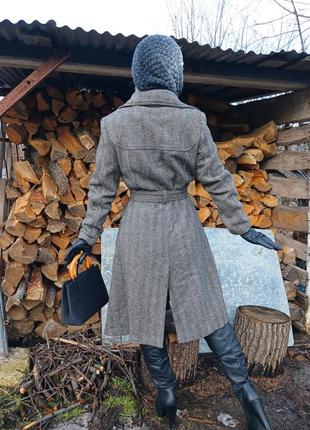 Пальто шерсть твид женская пальточка h&amp;m5 фото