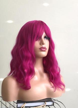 Парик kitto hair "barbie" каре в малиновом цвете уценка