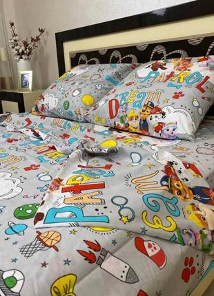 Цветное постельное белье из натурального хлопка яркая и нежная бязь голд