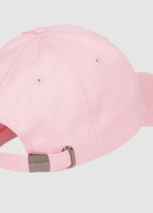 Кепка gymshark essential cap джимшарк (chalk pink)3 фото