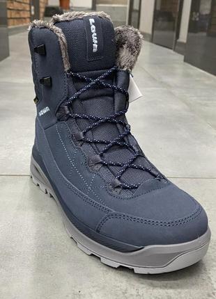 Черевики зимові жіночі lowa ottawa gtx ws 37 р., sleel blue (сині), зимові жіночі туристичні черевики6 фото