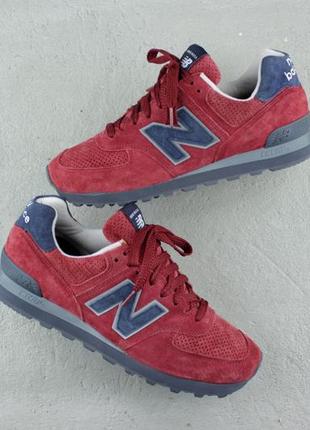 Кросівки new balance 574 connoisseur red made in usa