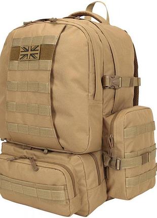 Рюкзак тактичний 50л kombat tactical койот