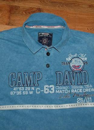 Футболка рубашка поло camp david yacht polo, оригинал, по бирке - xl6 фото