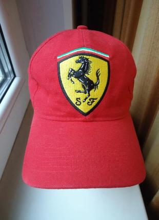 Кепка бейсболка  ferrari automobile big logo vintage cap (90х) оригинал1 фото