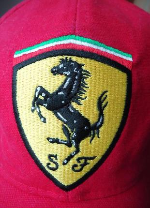 Кепка бейсболка  ferrari automobile big logo vintage cap (90х) оригинал7 фото