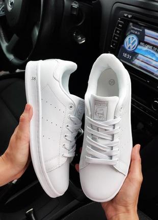 Женские кроссовки adidas stan smith белые