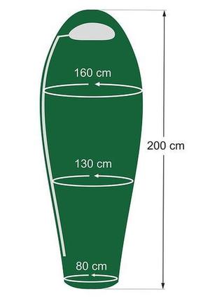 Спальний зимовий мішок олива7 фото