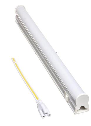 Светильник светодиодный линейный t5 9вт 4000к (60 см)4 фото