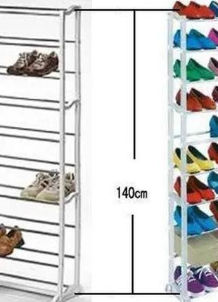 Полиця для взуття на 30 пар amazing shoe rack dr5 фото