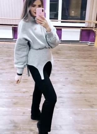 Світшот з баскою на флісі