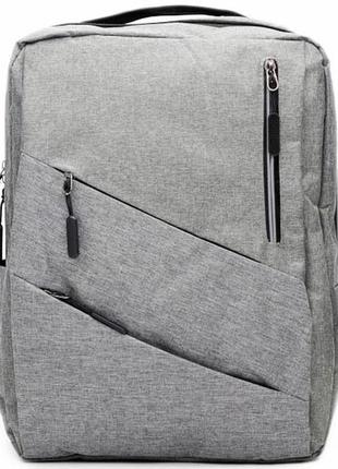 Рюкзак + сумка + гаманець для чоловіків bag 1935 з usb sale2 фото
