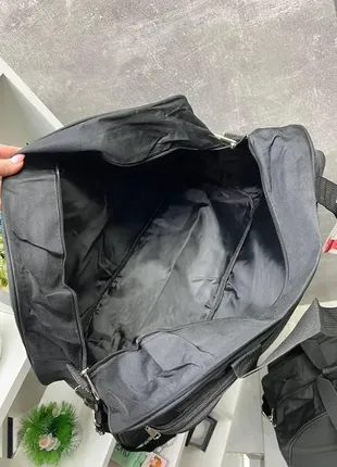 Дорожная сумка с доп. карманами и ремешком для цепляния сумки на ручку чемодана -размер l7 фото