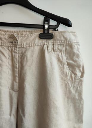 🔥розпродаж🔥🔥літні штани брюки широкі труби прямі натуральні8 фото