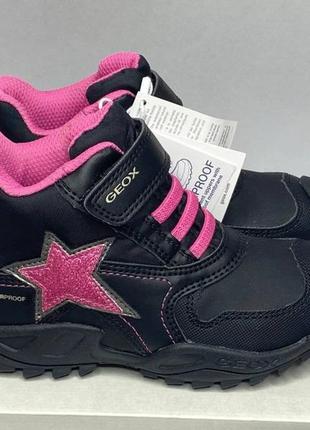 Дитячі черевики утеплені geox savage waterproof 27,28,29,30,35,36,38 р демісезонні водонеп...