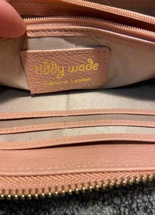 Кожаный кошелек tiddy wade genuine leather3 фото