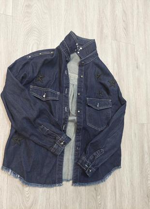 Сорочка, джинсова рубашка,  джинсова куртка4 фото