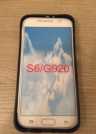 Силіконовий глянцевий чохол "очей" для samsung galaxy s63 фото