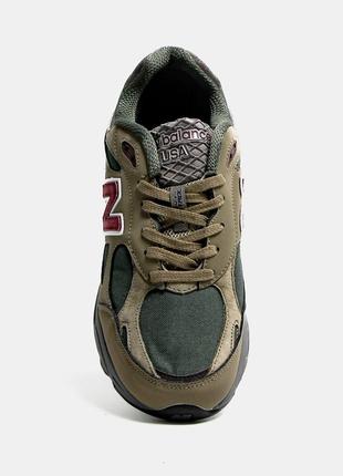 Кроссовки new balance 990v3 miusa teddy santis green purple9 фото