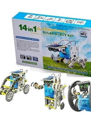 Робот конструктор educational solar robot 14 в 1 електричний робот на сонячній батареї sale