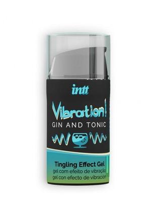 Рідкий вібратор intt vibration gin tonic (15 мл) 2