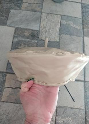 Берет экокожа