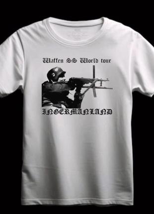 Купить футболку waffen ss world tour , ваффен сс