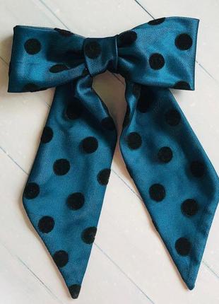 Заколка с большим бантом  заколка для девочки школьная бант для школы