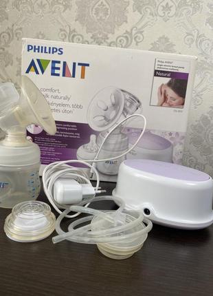 Молоковідсмоктувач електричний philips avent1 фото