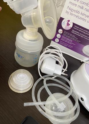 Молоковідсмоктувач електричний philips avent4 фото