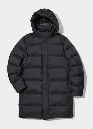 Стильний теплий надлегкий пуховик uniqlo розмір l