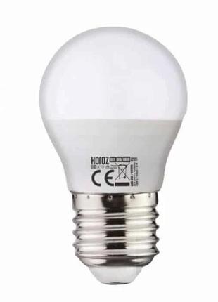 Лед лампочка 8w e27 g45 6400k холодный свет, elite-8 horoz electric