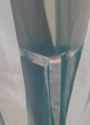 Хлопковый женский  халат бирюзового цвета sorbet индия супер батал нюанс5 фото