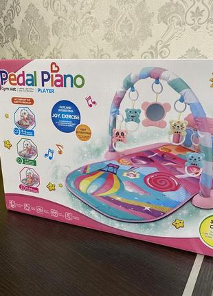 Развивающий коврик для малышей pedal piano