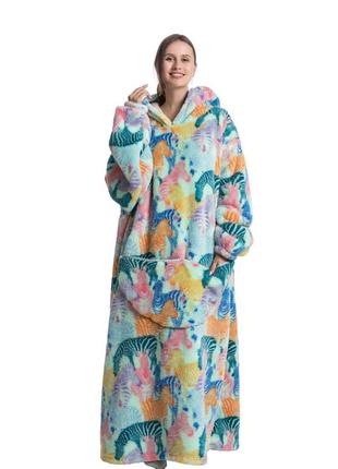 Пижама одеяла махровая 140 см, оверсайз