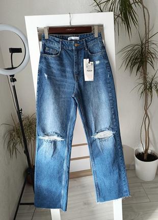 Джинсы прямые zara