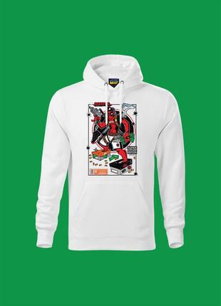 Худи youstyle deadpool super limited edition 1129 white1 фото