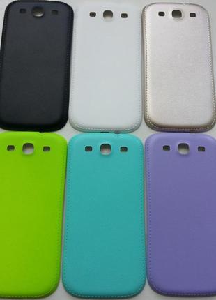 Задняя фиолетовая крышка на samsung galaxy s3/s3 duos6 фото