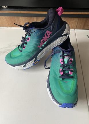 Кроссовки беговые hoka one mafate Carbon vibram спортивные кроссовки