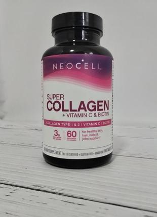 Колаген + вітамін с neocell тип 1&3