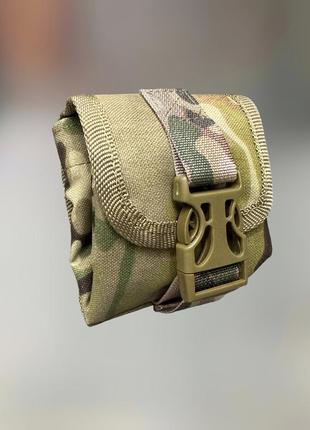 Сумка для швидкого скидання магазинів, мультикам, wintac, на затяжці, cordura 1000d, кишеня для порожніх автоматних магазинів1 фото